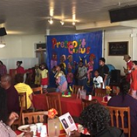 Prescott Circus Theatre 1st Annual Pancake Breakfast. November 14, 2015. Parks Chapel AME, Oakland.