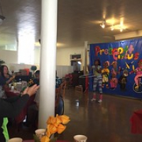 Prescott Circus Theatre 1st Annual Pancake Breakfast. November 14, 2015. Parks Chapel AME, Oakland.